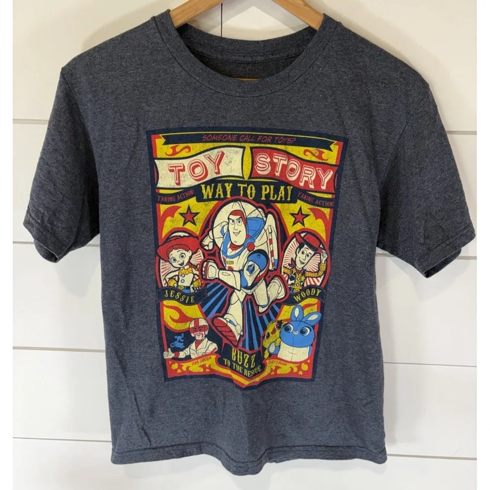 Disney Pixar Toy Story Way To Play Graphic T-Shirt Size Large L